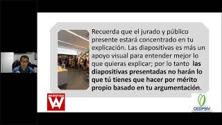 Sugerencias para la elaboración de diapositivas para una sustentación de tesis Dr Walter Abanto [upl. by Htelimay494]