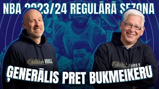 Ģenerālis pret Bukmeikeru  NBA 202324 regulārā sezona [upl. by Aerdnaxela772]