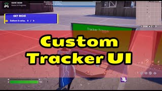 UEFN  Custom Tracker UI [upl. by Leiram888]