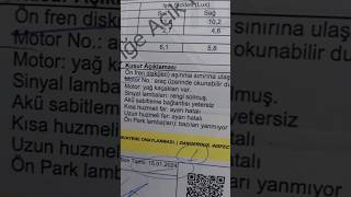 ufacık şeyler için araçlar muayeneden kalıyor‼️GÜNAH [upl. by Wendy]