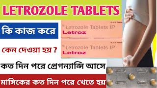 Letrozole Tablets Ip 25 mg uses  Letrozole Tablet Ip  Letrozole Tablet for infertility [upl. by Olsewski323]