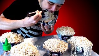 Crazy Ramen Eating Stunt 509kg [upl. by Cis178]