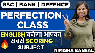 Perfection Class  29th Sept2023  ENGLISH बनेगा आपका सबसे Scoring Subject  Nimisha Bansal sbi [upl. by Amity]