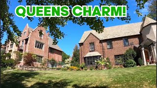 Kew Gardens Homes • WALKING TOUR • Queens NY • 9142023 [upl. by Macpherson]