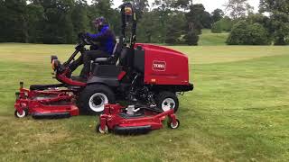 Toro Groundmaster 4000D Demo at Roxburghe Hotel [upl. by Kiyoshi]