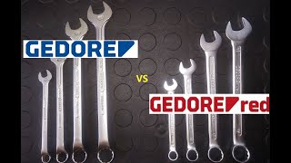 GEDORE BLUE VS RED Combination wrenches [upl. by Doroteya]