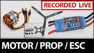 🔴 Motors Kv Propellers amp ESCs Explained for fellow RC n00bies with 15 examples [upl. by Ulrike]