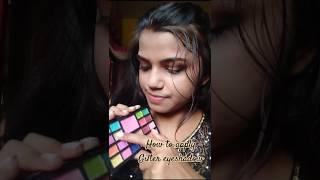 How to Apply Glitter Eyeshadow Like a Pro  StepbyStep Tutorial  GlowUp By Sneha eyemakeup [upl. by Yaras]