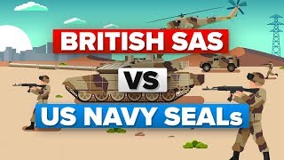 British SAS Soldiers vs US Navy SEALs  Military Training Comparison [upl. by Alix]