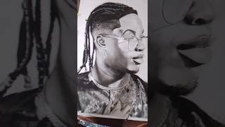 How I drew Thoneey tiktok celebrity in 1min🔥 art charcoaldrawing dailysketch quickdrawing [upl. by Assiluj]