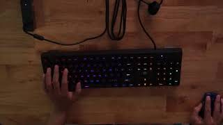 Unbox bàn phím led Gaming HP K300  có gì hay [upl. by Attenahs]