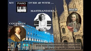 23 My program for Piano Lovers Over 40 2024 Milan JS Bach prelude and fugue N10 E minor WTC1 [upl. by Merla43]