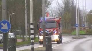 Brandweer Leeuwarden spoed OMS Amelandsdwinger inzet TS 026133 [upl. by Meelak]