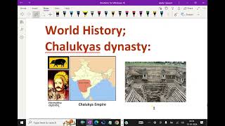 World History    Chalukyas dynasty AD543  755   30 chalukyadynasty upsc ias tnpsc [upl. by Aynat]