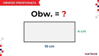 Obwód prostokąta ⭐MATMAG ▭ [upl. by Allehcram]