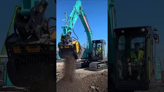 Powerful stone shredder attachment shorts trending [upl. by Giustino]