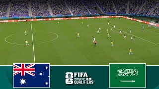 أستراليا vs السعودية  تصفيات كأس العالم 2026 آسيا  Watch Along amp eFootball Match [upl. by Noemis]