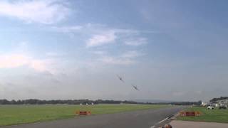 Supermarine Spitfire low pass with a P51 mustang  original sound  WWII [upl. by Leiuqese795]