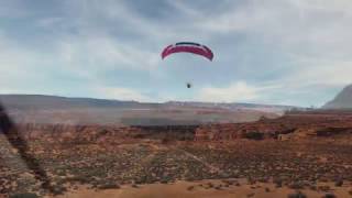 Micro Rc Paramotor flies at US Coast amp Canyon desert  Opale Paramodels [upl. by Chlori]