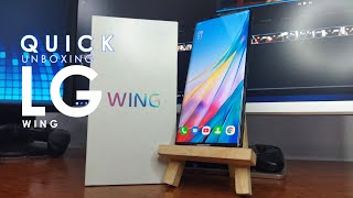 LG Wing Quick Unboxing [upl. by Camfort]