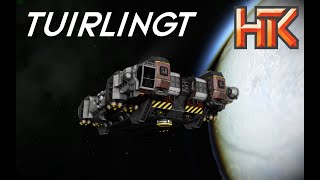 HTKTuirlingt  Space Engineers Ship Review [upl. by Philbo]