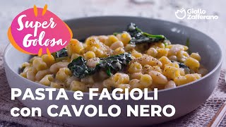 PASTA e FAGIOLI con CAVOLO NERO  il COMFORT FOOD PERFETTO😍🥄🌿 [upl. by Enilraep]