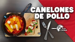 CANELONES DE POLLO en tu Cocina  Teleamiga [upl. by Aneekan577]