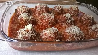 Boulettes de courgette sauce tomate sans viande [upl. by Qulllon]