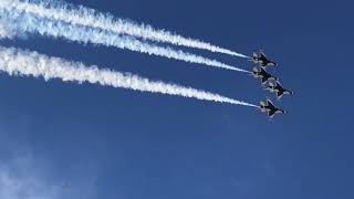 F16 Thunderbirds Air Show 2018 Sep09 McConnell AFB Wichita Kansas Part 1 HULISEES27 [upl. by Quintin532]