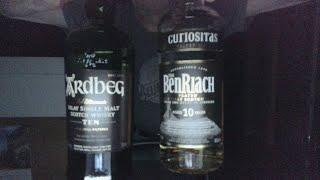 Ardbeg 10 vs The Benriach 10 Curiositas [upl. by Nnayllehs]