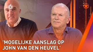 John van den Heuvel leeft met zware beveiliging  SHOWNIEUWS [upl. by Oehsen]