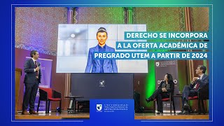 Derecho se incorpora a la oferta académica de pregrado UTEM a partir de 2024 [upl. by Thurmann626]