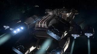 Javelin playeroranized Invictus Flyby  Star Citizen 323 Open PTU [upl. by Atinot]