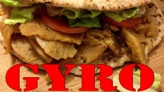 Vegan Gyro Recipe  How to make seitan [upl. by Stewardson]