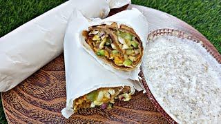 Chicken Wrap Recipe By YummFood Quick amp Easy Recipe  Lunch Box Recipe [upl. by Xantha]