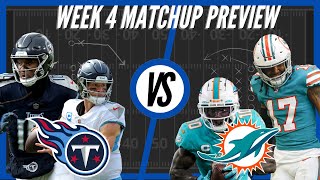 Tennessee Titans vs Miami Dolphins  Week 4 Preview [upl. by Nyasuh294]