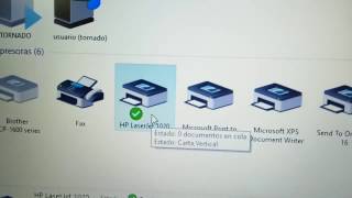 INSTALACION DE IMPRESORA HP LASERJET 1020 EN WINDOWS 10 [upl. by Rory]