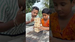 Playing jenga for first time ever Bengali mini blog shorts🥵 [upl. by Topping]