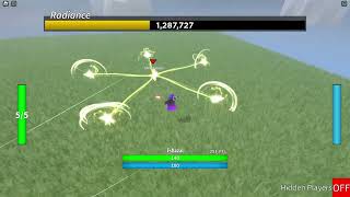 Roblox Skill Based Boss Fight Radiance Defeated Solo as Sword Deathless [upl. by Buxton235]