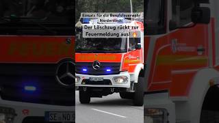 Im Einsatz für die Bevölkerung 🚨 einsatzfahrzeug feuerwehr einsatzfahrt großbrand viralvideo [upl. by Elleirb]