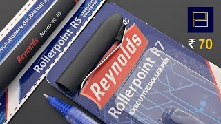 Reynolds Rollerpoint Roller Pens 05 and 07  INR 70  706 [upl. by Ahtis]