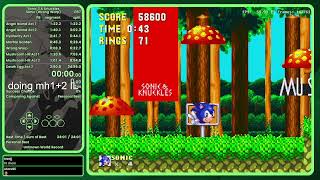 Sonic amp Knuckles  Mushroom Hill in 132 4349 [upl. by Llertrac969]