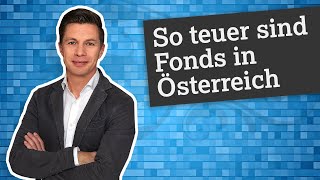 FMA Studie So teuer sind österreichische Fonds [upl. by Yarazed]