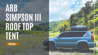 ARB Simpson III RoofTop Tent Review [upl. by Ahsya]