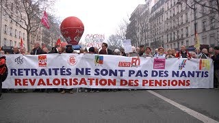 CSG  nouvelle mobilisation des retraités [upl. by Illac]