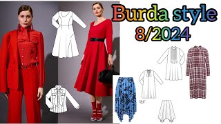 اذا كنتي تبحثين عن الأناقة لملابس الخريف إليكي Burda style 82024 ♥ [upl. by Crowell]