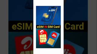 What is eSIM eSIM Vs Physical SIM Card  Why eSIM is future  Embedded SIM  SIM Facts  Shorts [upl. by Roley899]