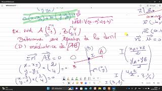 77 Mathématiques 1er BAC Sciences BIOF produitscalaire 11 رياضيات السنة الأولى باكالوريا [upl. by Christmann]