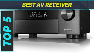 5 Best AV Receiver in 2024 [upl. by Pitt]