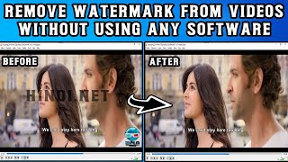 How to Remove Watermark From Videos for Free Without Using Any Software [upl. by Ahsirk]